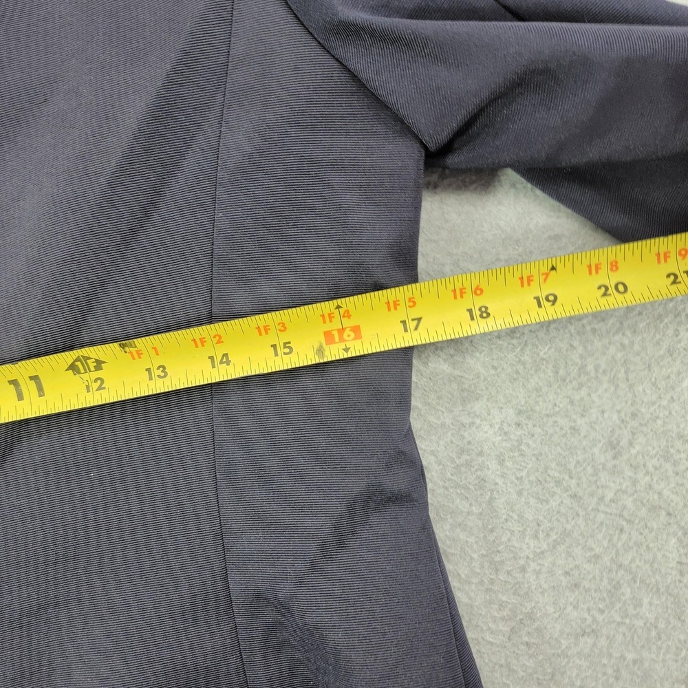 Hobbs Skirt Suit Womens 12 Blue Scallop Hem Jacket Skirt Set Lined Workwear - Picture 8 of 16